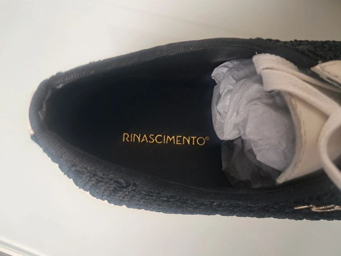 Rinascimento baskets noire et blanche P.39 - photo numéro 6