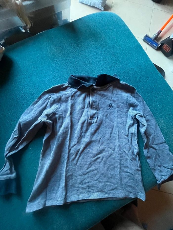 Polo manche longue taille 6 ans