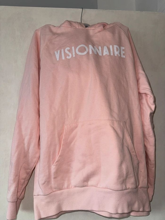 Sweat-shirt Visionnaire rose