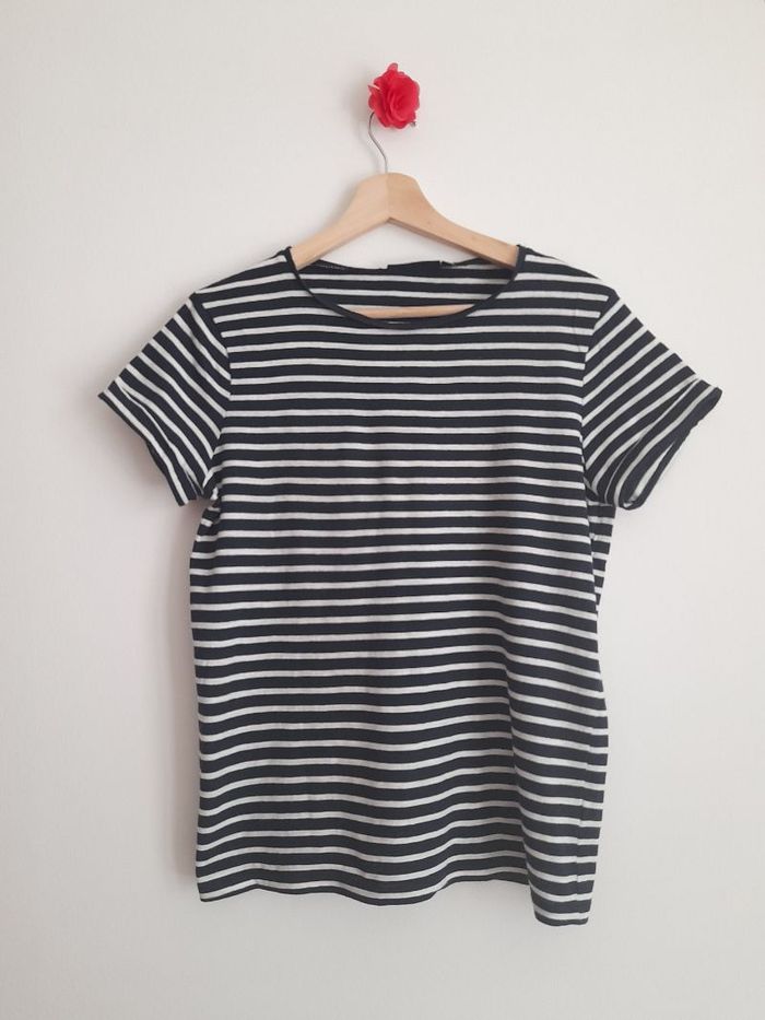 T-shirt marinière en coton Kiabi Taille 38/40