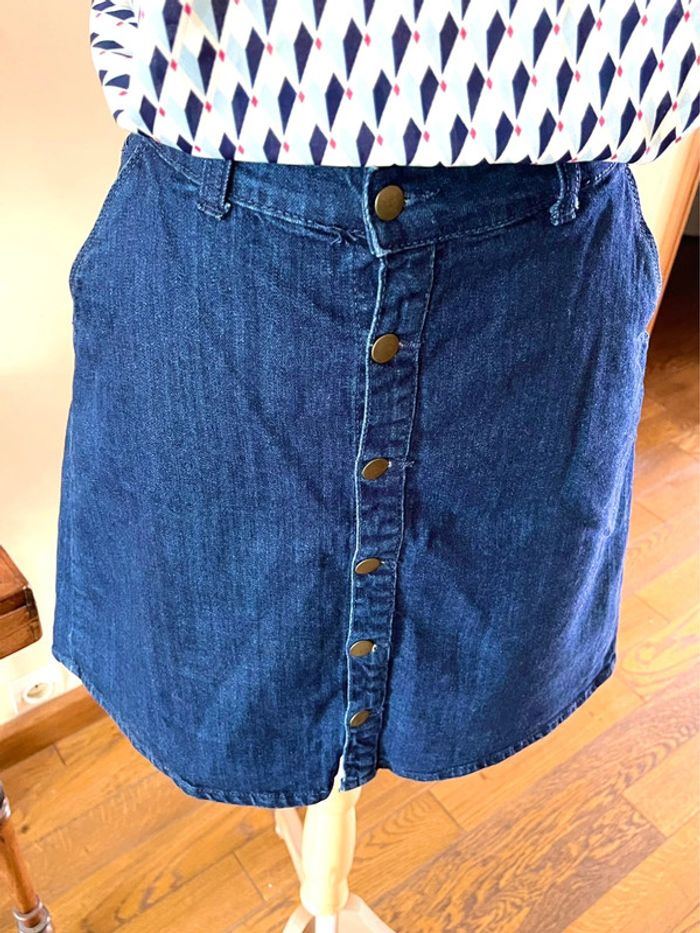 Jupe en Jean Classique à boutonnage - photo numéro 6