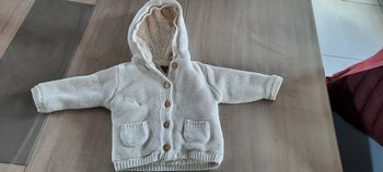 Gilet chaud kiabi beige 12 mois