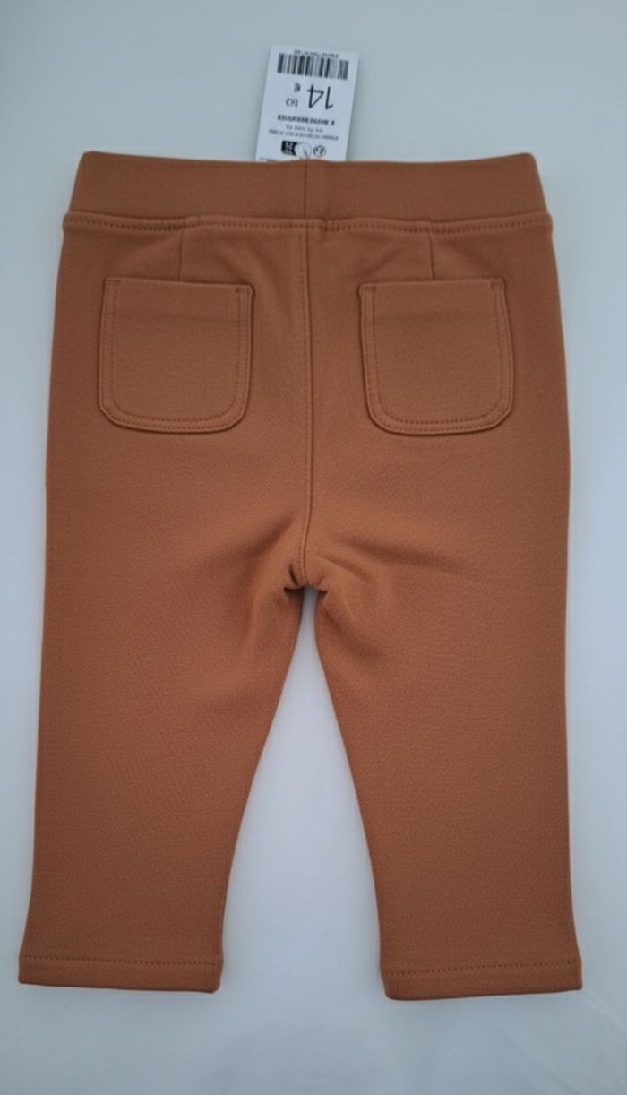 Legging camel neuf avec étiquettes ( okaidi 6 mois) - photo numéro 2