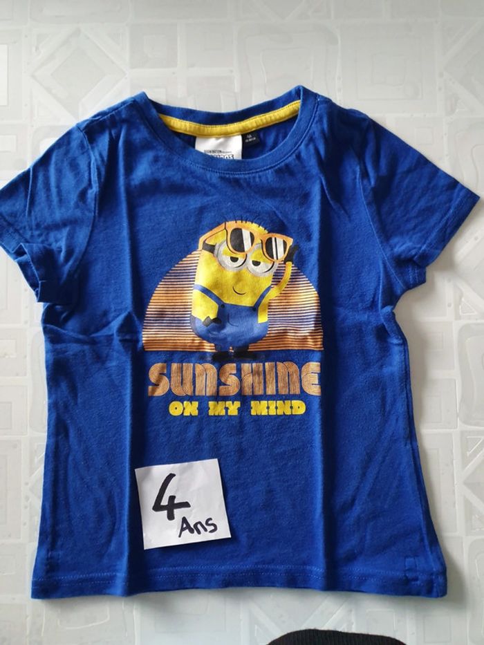 T-shirt les Minions 4 ans