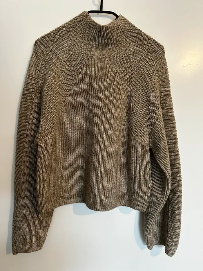 Pull col cheminé