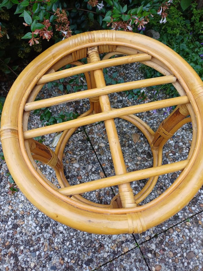 Pouf en rotin - photo numéro 5
