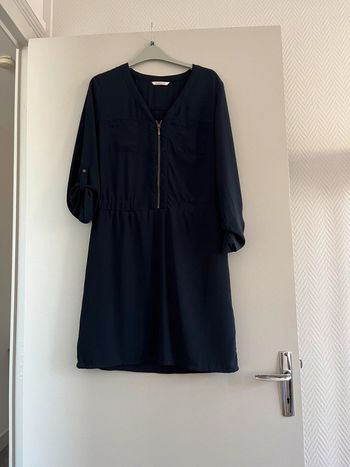 Robe camaïeu bleu marine
