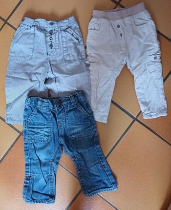 Lot de 3 pantalons 12 mois
