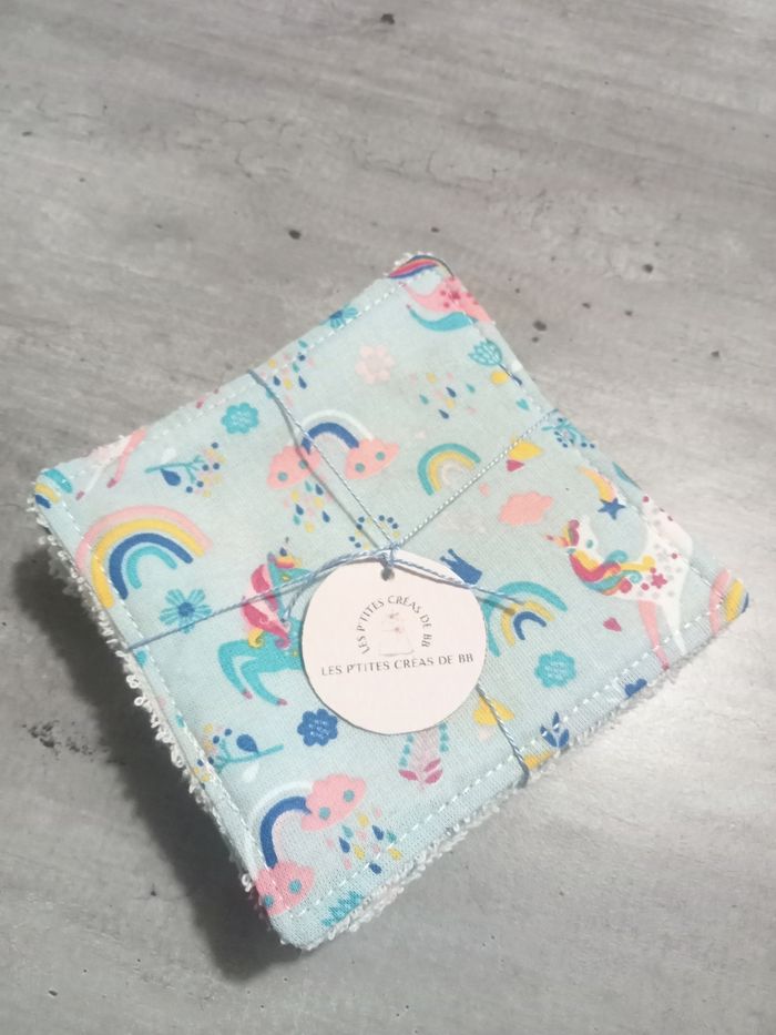 Lingettes pour bébé ou démaquillantes lavables et réutilisables