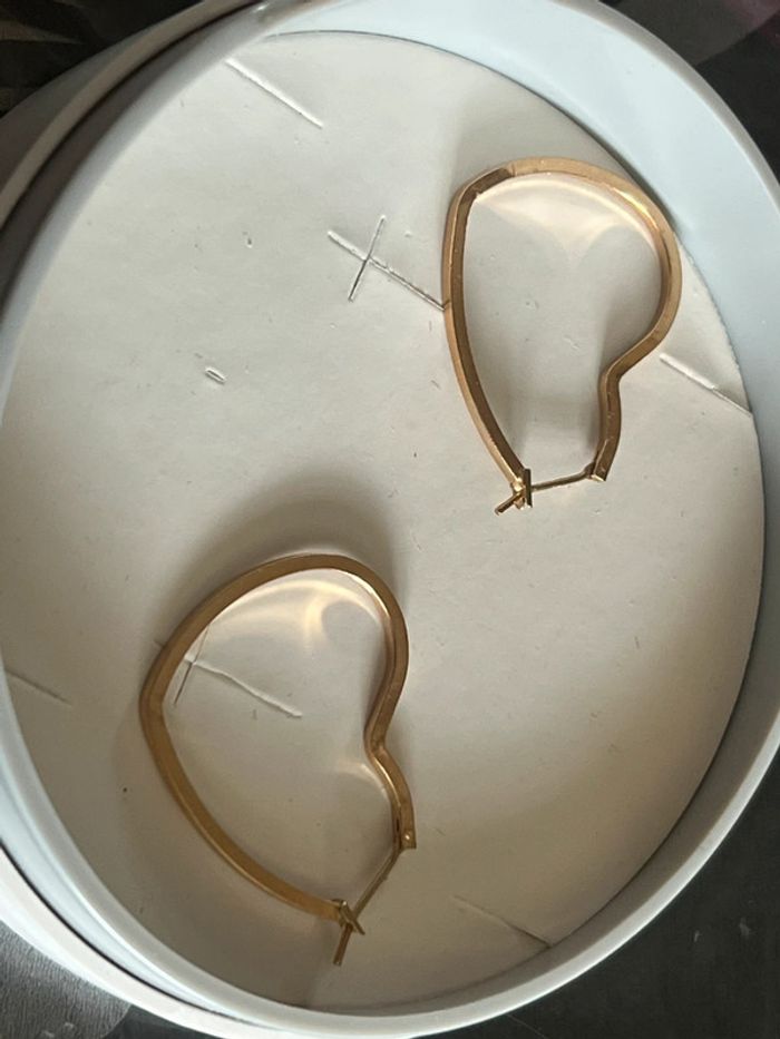 Créoles plaqué or - photo numéro 2
