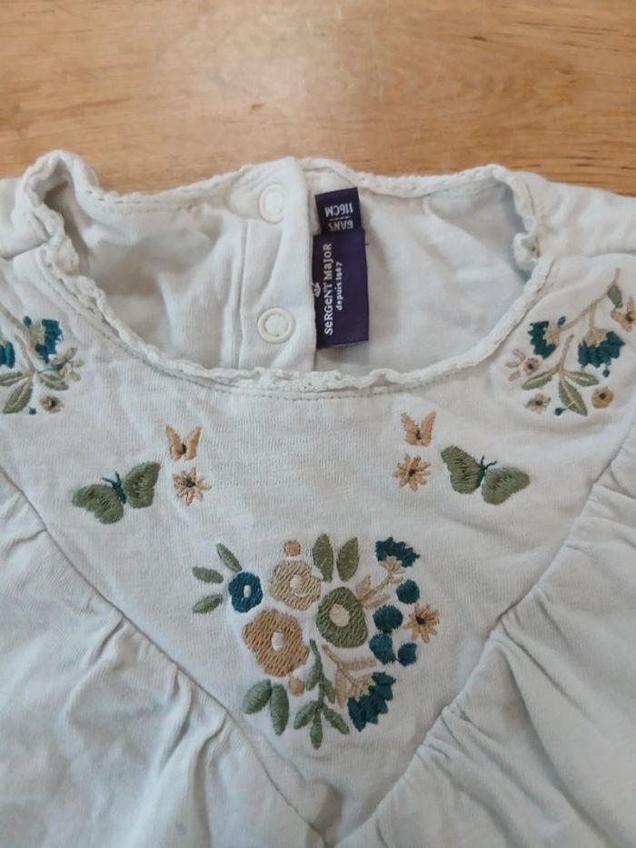 Blouse/ t shirt manche longues 6 ans sergent major - photo numéro 2