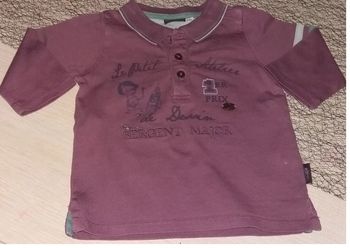tee-shirt manches longues sergent major 6 mois en très bon état