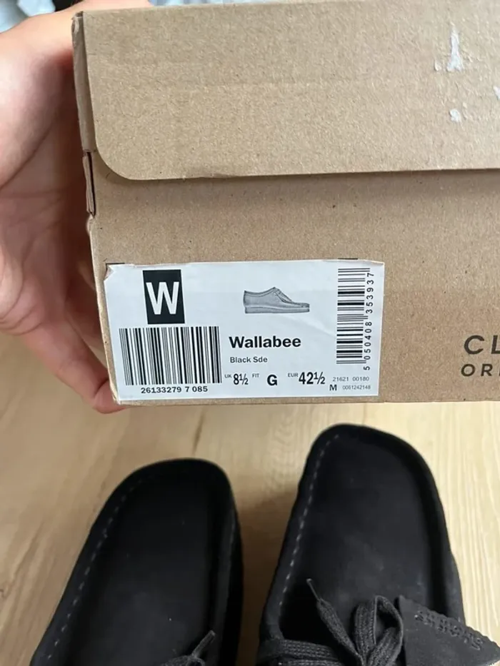 Clarks Walabee Black 42,5 - photo numéro 5