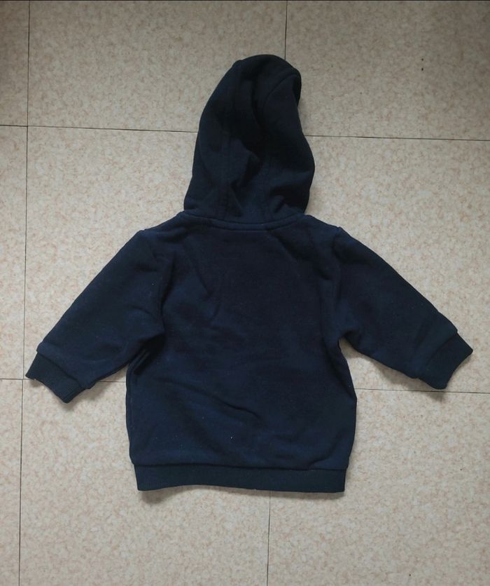 Veste à capuche bleu foncé Timberland -
Taille 12 mois - photo numéro 2