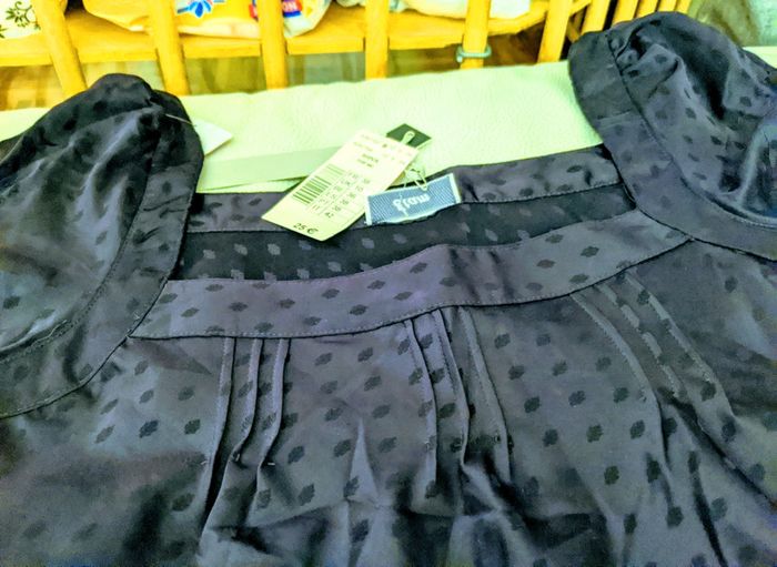 Chemisier manches courtes violet