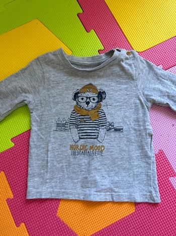 Manche longue bébé 6 mois