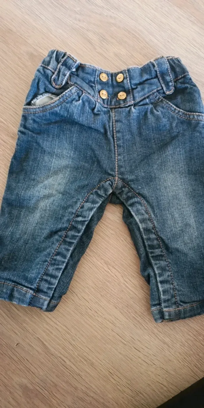 Jeans doublé chaud