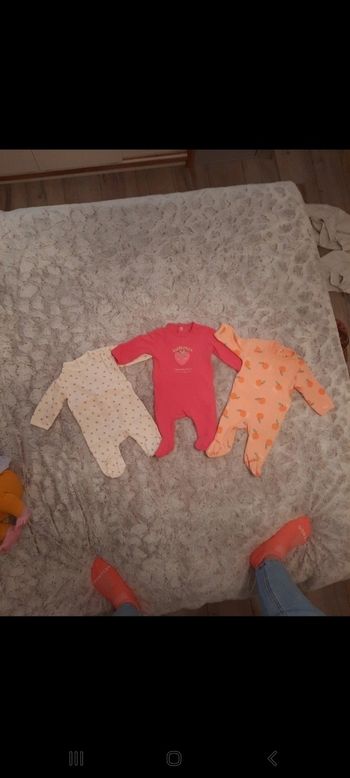 Lot de 3 pijama fille