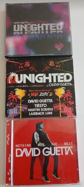 Lot de 3 CDS David Guetta