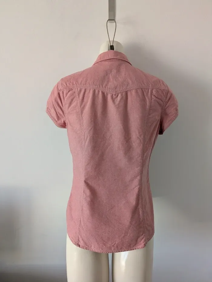 Chemisier rose manches courtes - Levi's - taille M - photo numéro 3