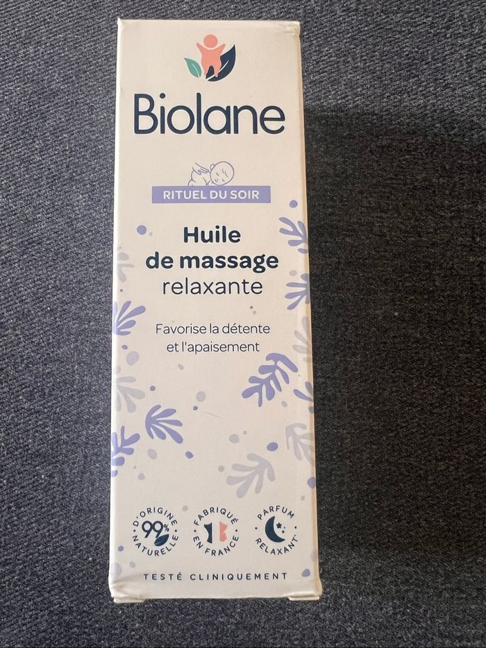Biolane huile de massage