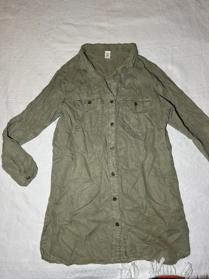 Chemise kaki vintage
