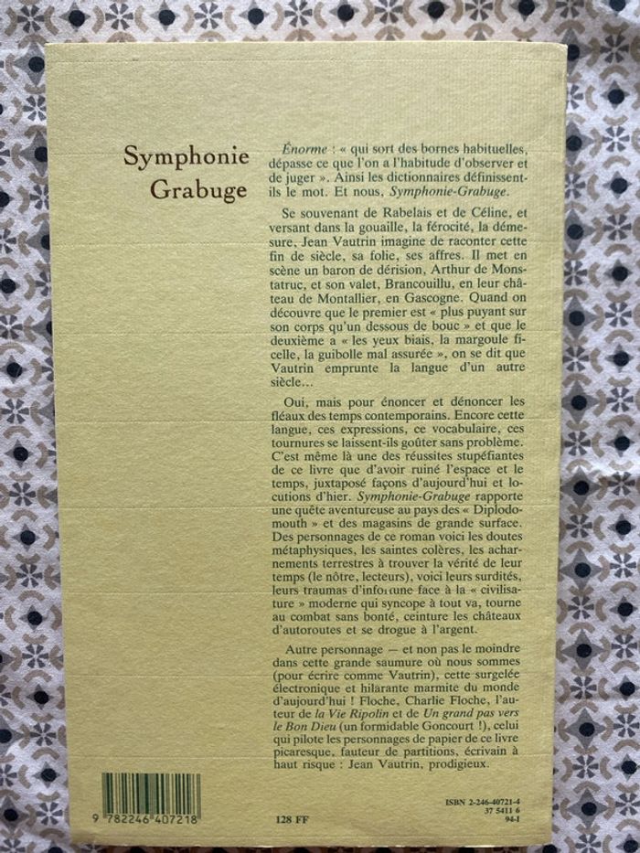 Symphonie grabuge de Jean Vautrin - photo numéro 3