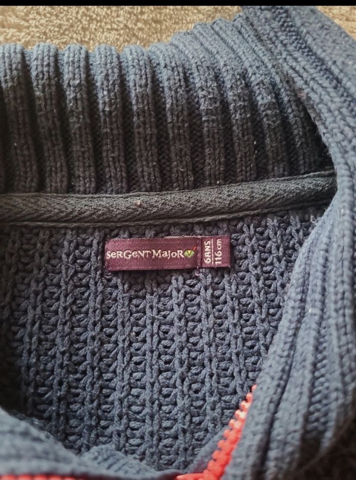 PULL Col Montant Sergent Major - photo numéro 3