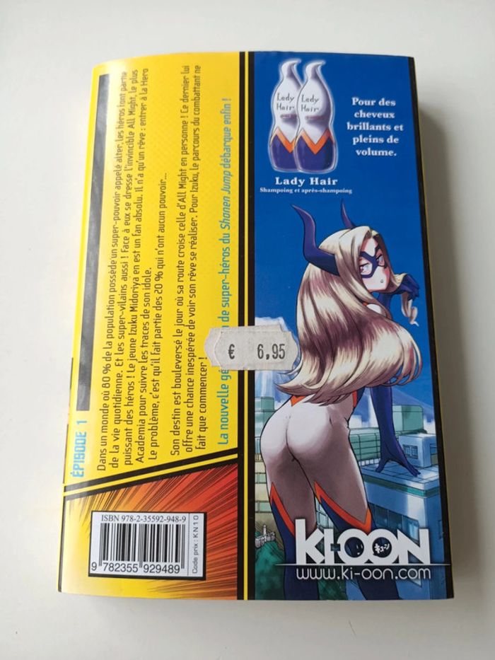 Manga my hero academia tome 1 (éditions ki-oon) - photo numéro 2