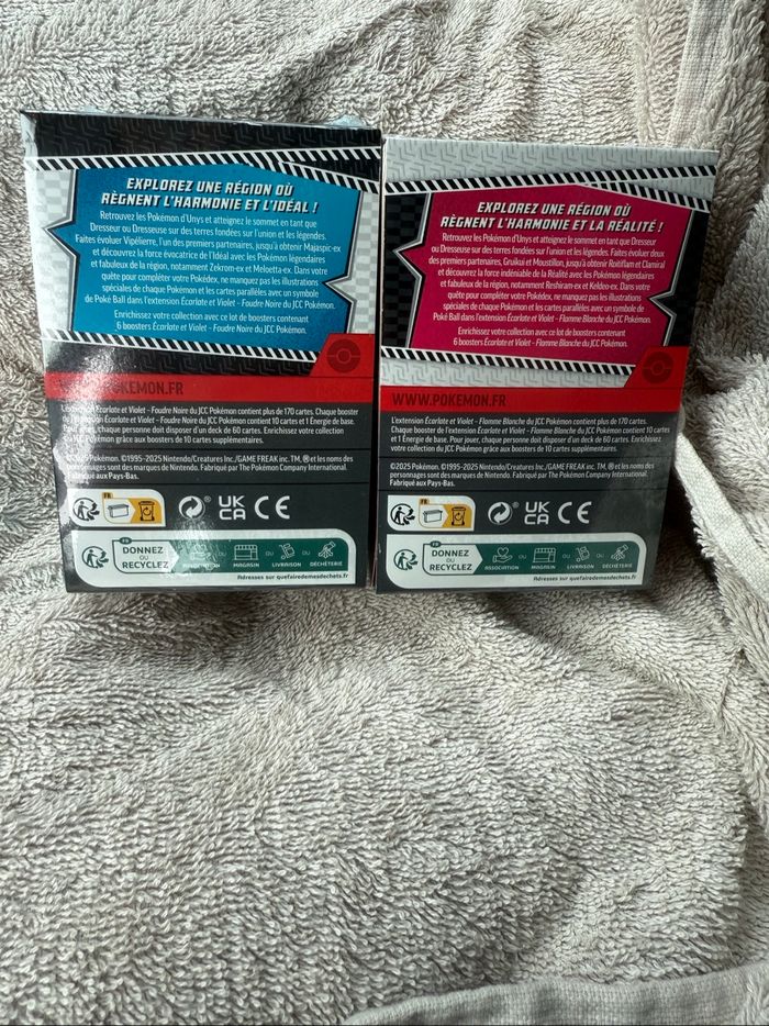 Bundle Pokémon ev10.5 foudre noire et flamme blanche - photo numéro 2