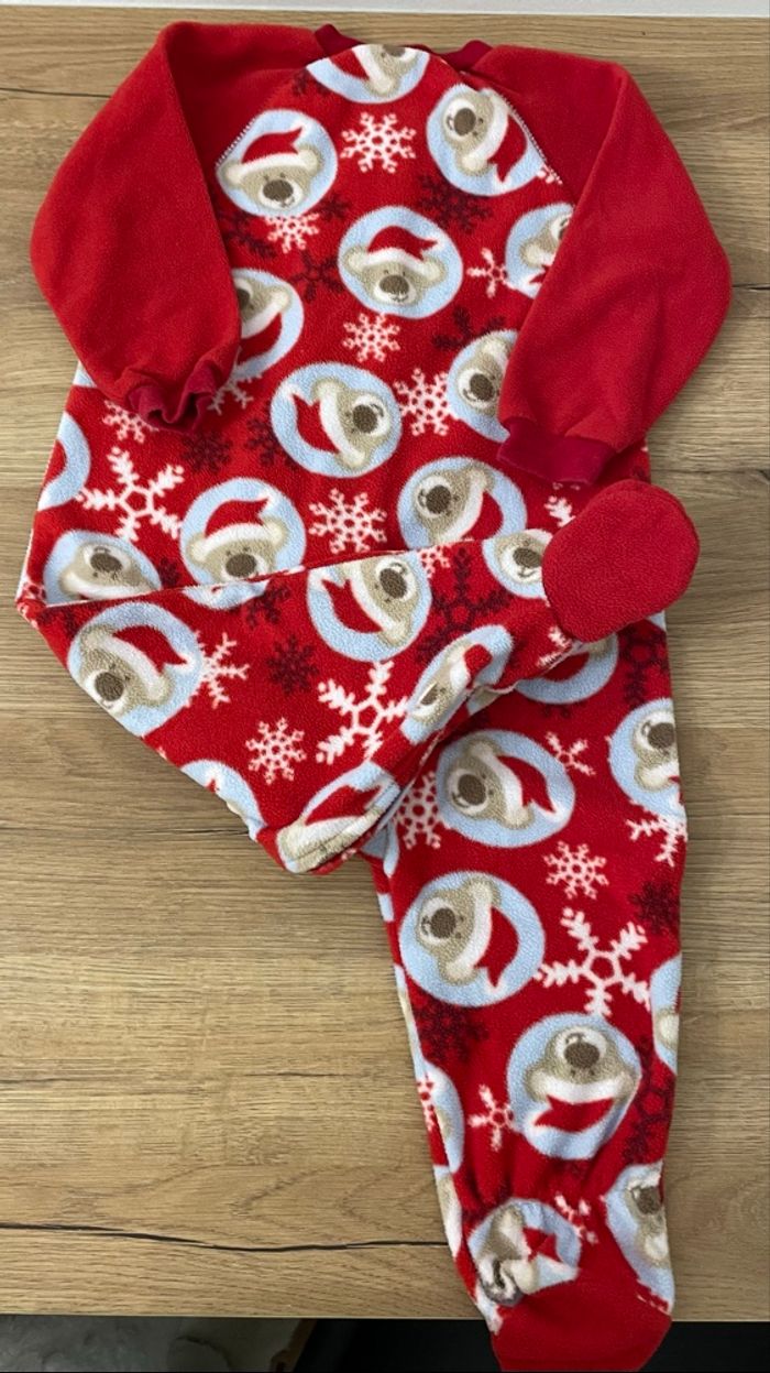 Pyjama à Motifs George fille garçon taille 12 mois pour les fêtes - photo numéro 7