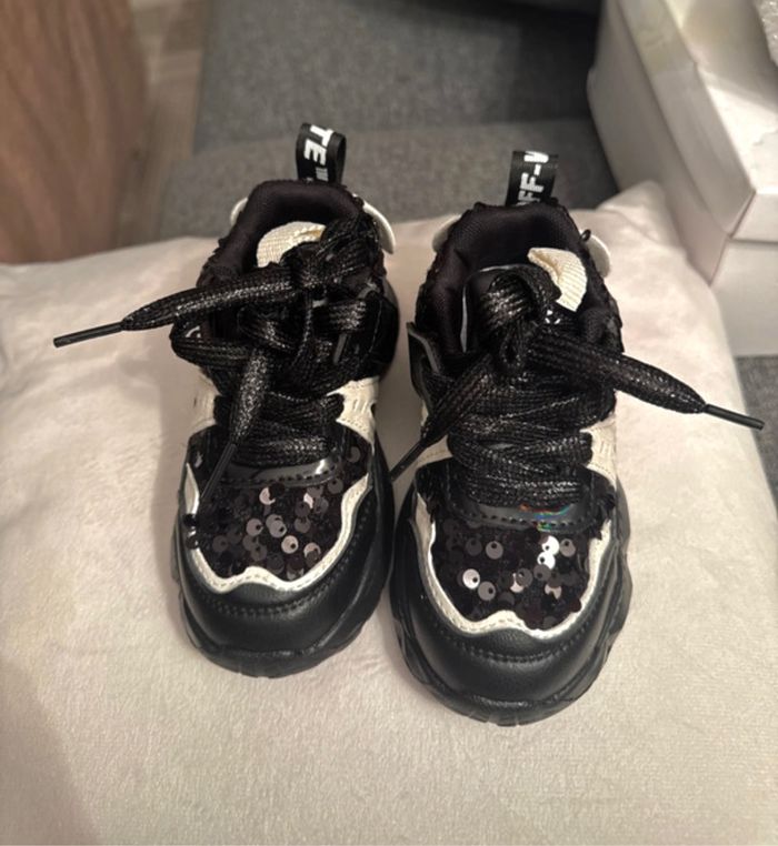 Baskets pour filles à paillettes