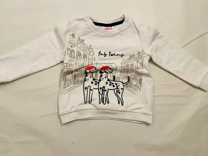 Lot 2 Sweats fille 24 mois - photo numéro 3