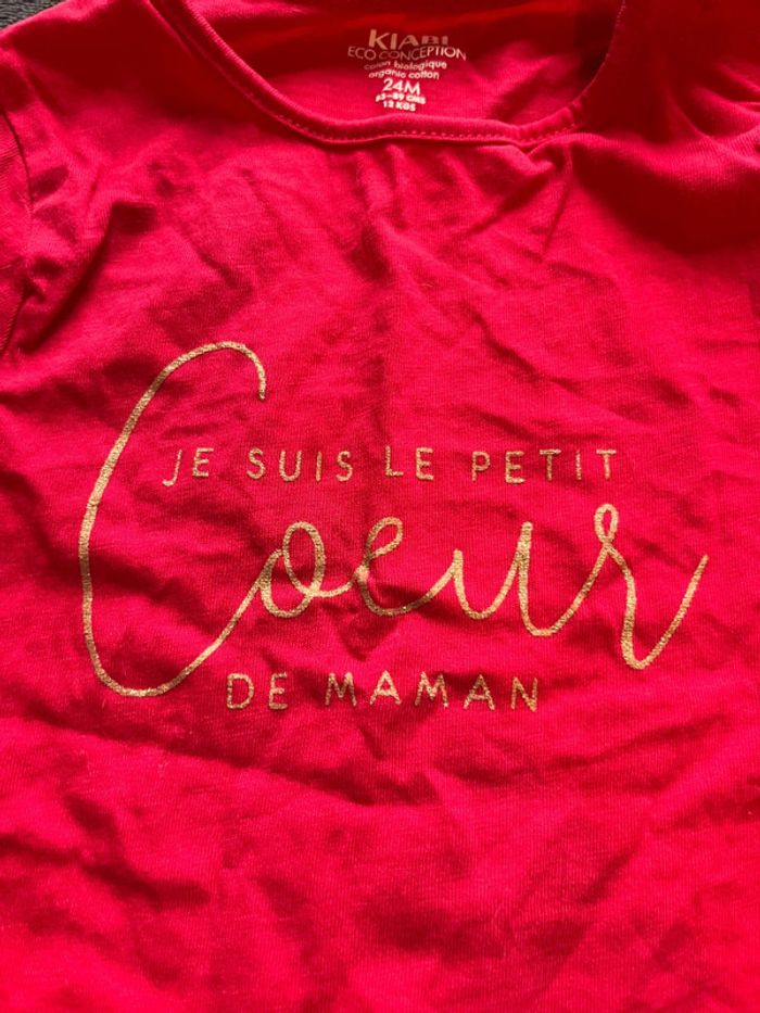 Sous pull message maman fille 24 mois - photo numéro 3