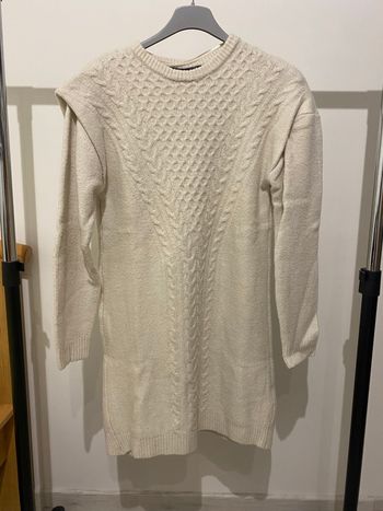 Robe pull L crème