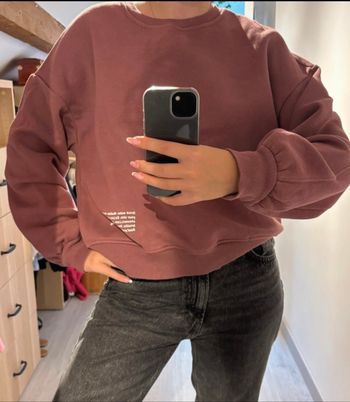 Sweat bordeaux Kiabi S