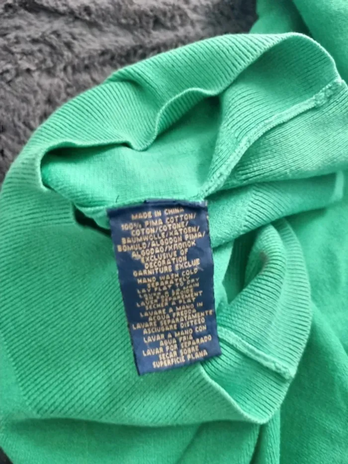 Pull col V Ralph Lauren vert, M Hommes - photo numéro 6