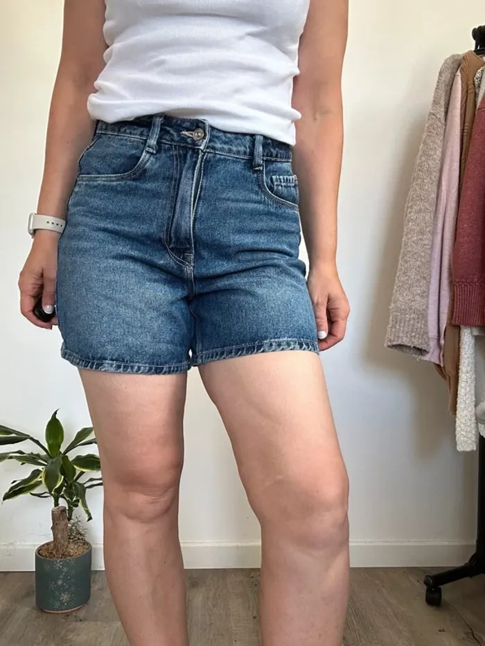 Pimkie Short en jean bleu brut – Taille 38 – Très bon état - photo numéro 5
