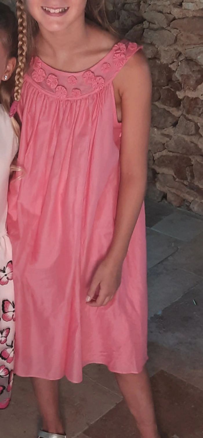 Robe de cérémonie Cyrillus 10 ans rose - photo numéro 3