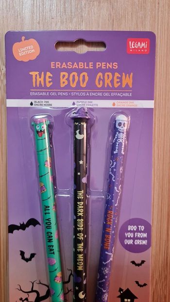 Legami Set Halloween 2025 Chat Meow + Squelette + Zombie = 1 Set Neuf Scellé