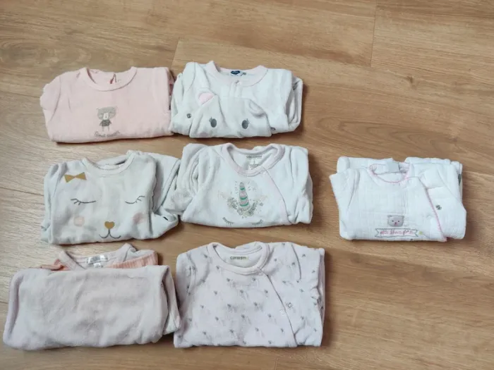 Lot de pyjamas velour 3 mois