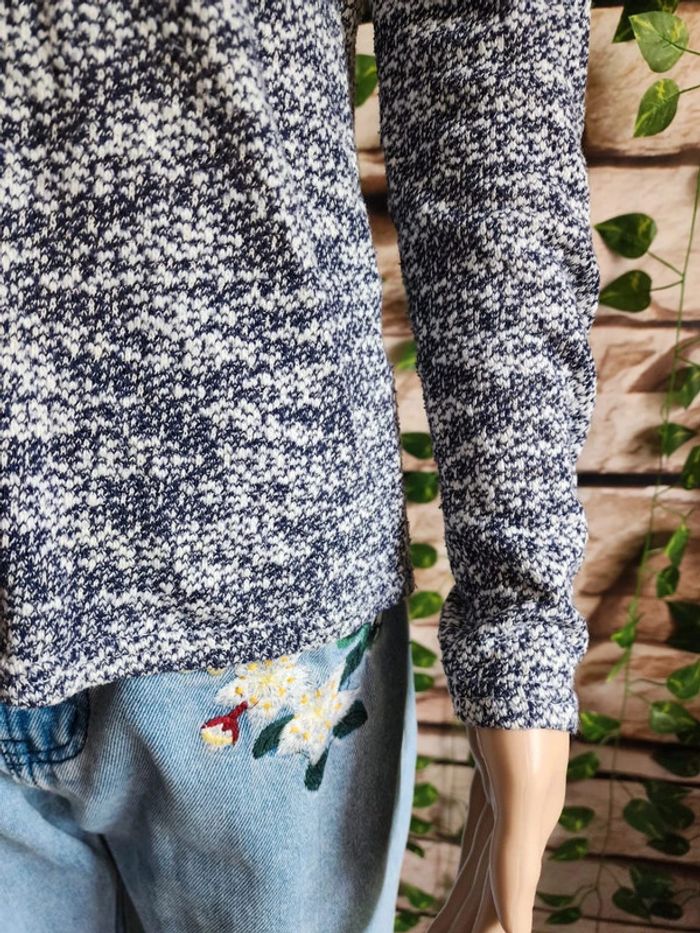 🌸T-shirt ML Gris Émilie Collection Taille 36🌸 - photo numéro 4