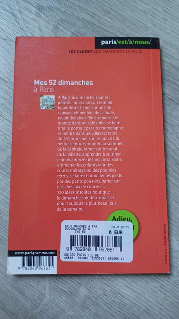 52 dimanches à Paris - photo numéro 3
