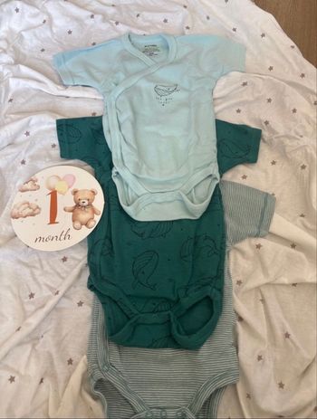 Lot de body manches courtes 