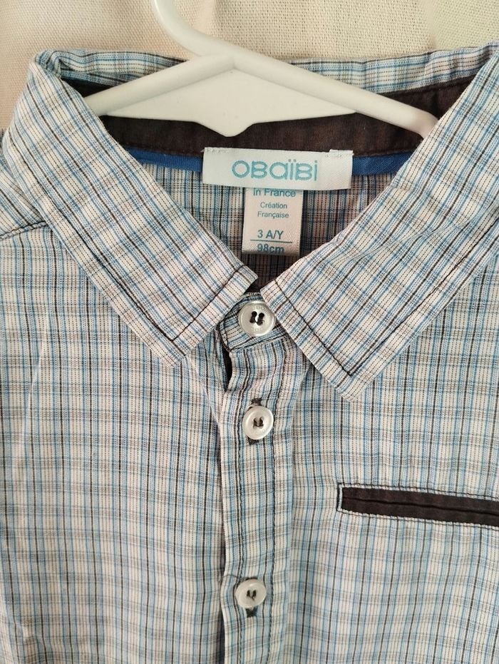 Belle chemise Obaïbi 3 ans garçon - photo numéro 2