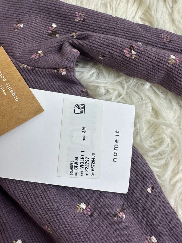 Robe fleurie name it taille 2-4 mois - photo numéro 4