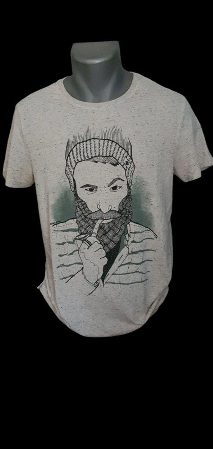 Tee-shirt homme imprimé bonobo M