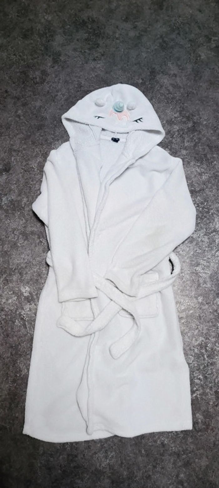 peignoir licorne 10-12 ans