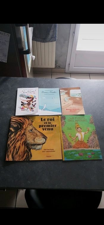 Lot de 5 livres ecole des loisirs