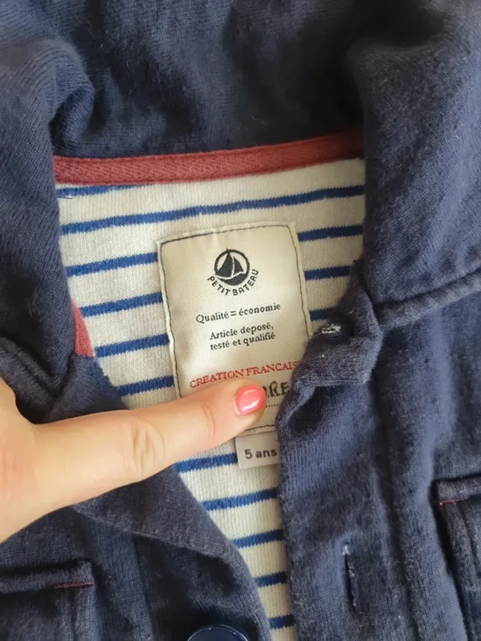 Veste bleu marine - photo numéro 3